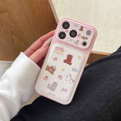 Cartoon House & Little Animals Phone Case for iPhone 13-17 Pro Max