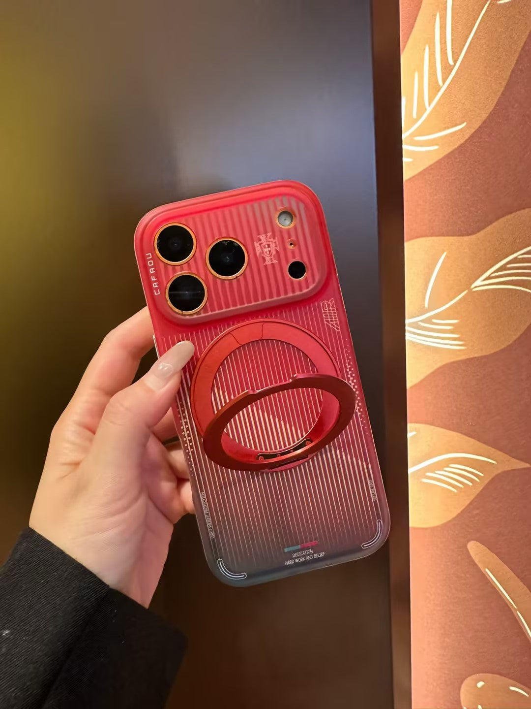 World Cup Series Magnetic Ring Stand Phone Case | Shockproof Protective Cover for iPhone