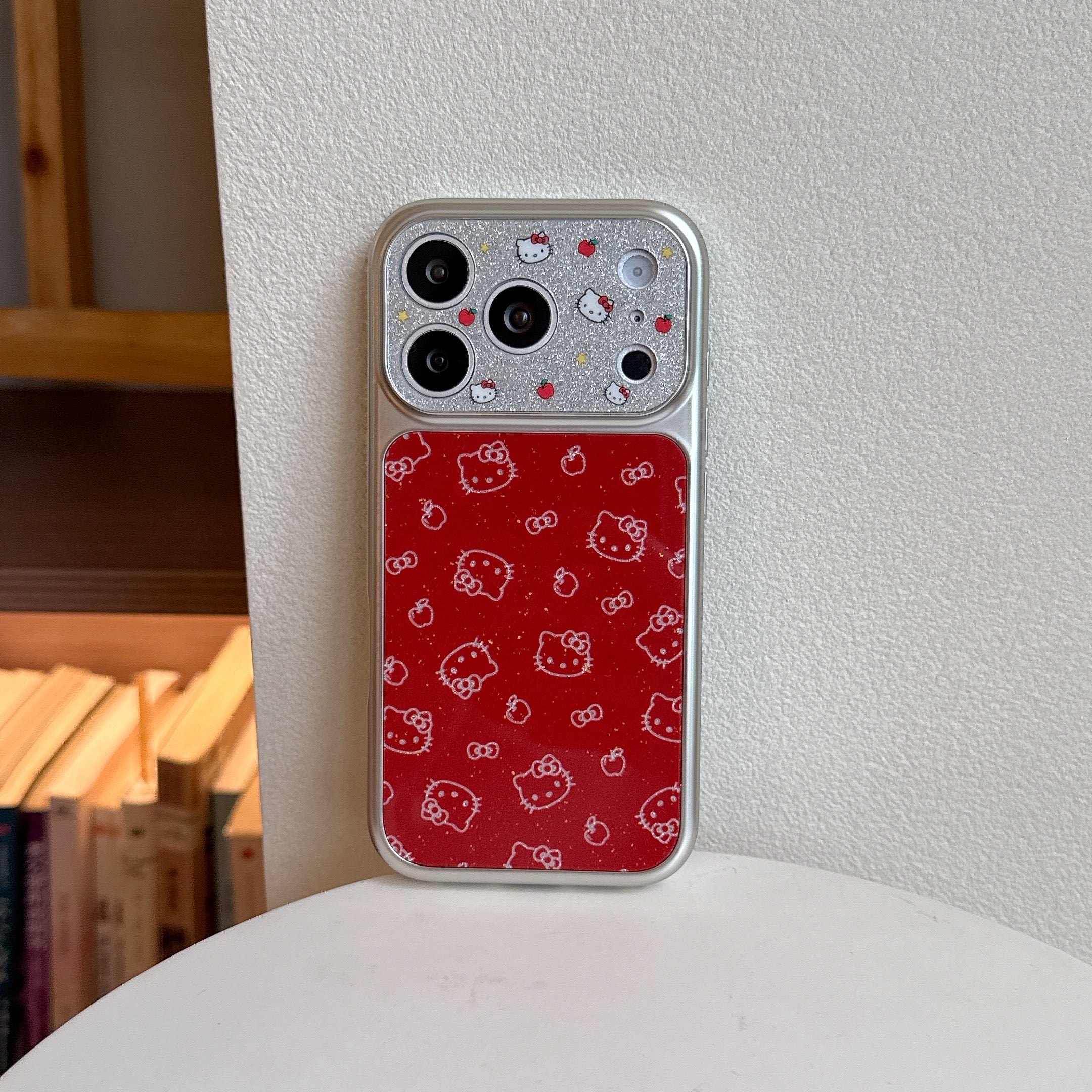 Kitty red Apple phone case