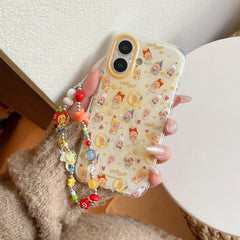 Yellow Gradient Twinkle Phone Case for iPhone 15-17 Pro Max - Full-Screen Protection - Playfulcase