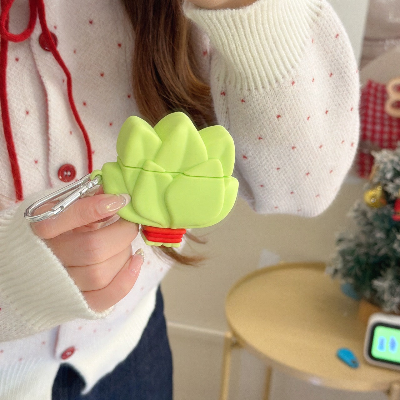 Good Luck Pomelo Leaf AidPods Silicone Earphone Cover