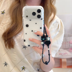 Classic Black & White Polka Dot Case | Timeless Minimalist Aesthetic