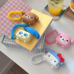 Kitty/Winnie the Pooh/Mamiji/Pink Puppy Telephone Silicone AirPods Earphone Cover