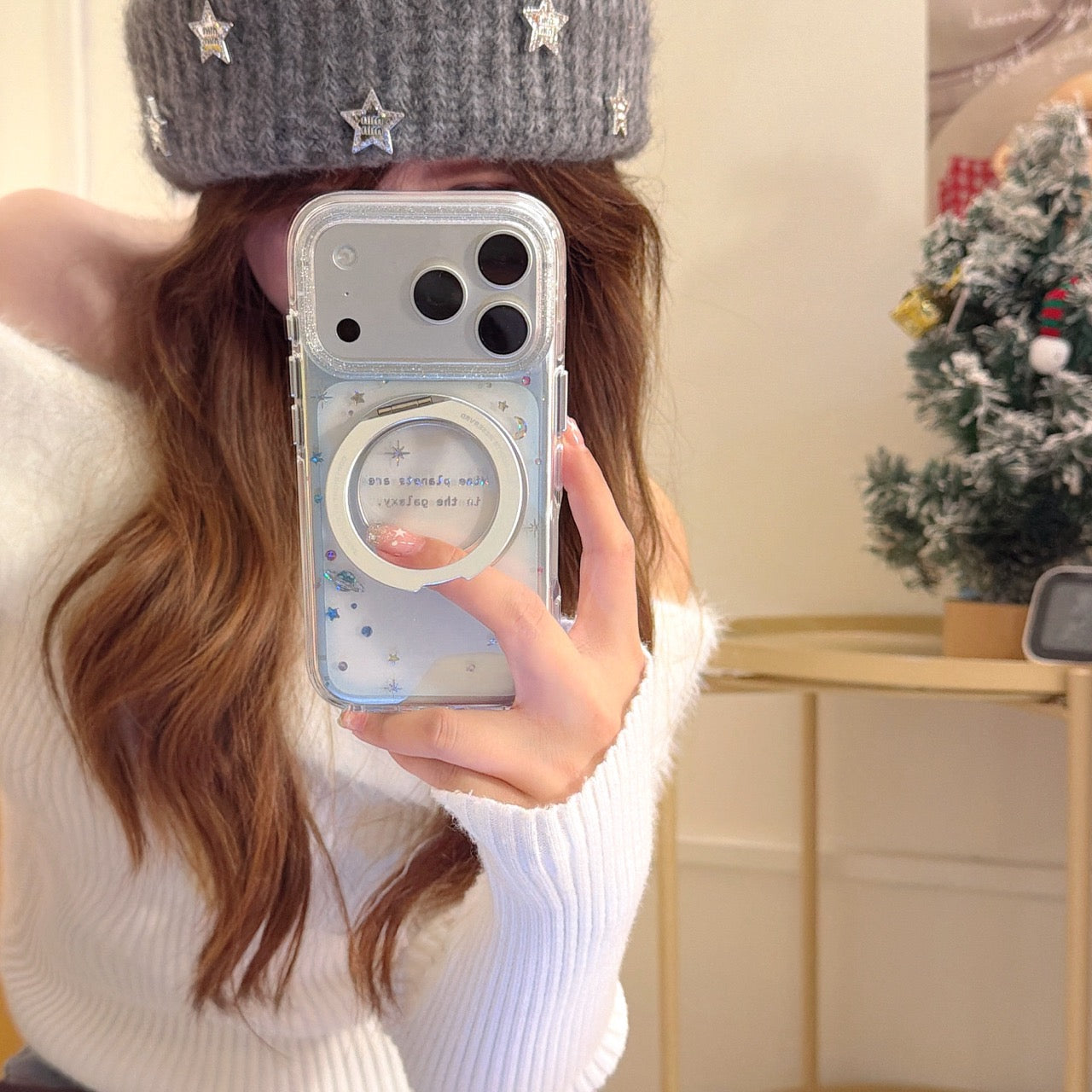 Colorful Planet 360° Integrated Stand Round Edge Phone Case