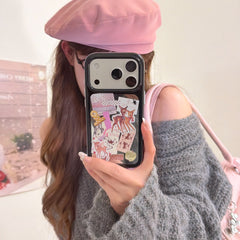 Retro collage deer iPhone case for iPhone 17 Pro