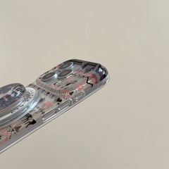 Fair Isle quicksand deer magnetic phone case