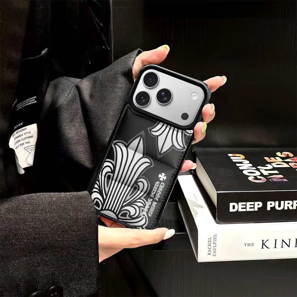 Chrome Hearts Puffer Phone Case for iPhone 13-17 Pro Max