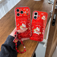 Unicorn Bow Hello Kitty Phone Case for iPhone 13-17 Pro Max