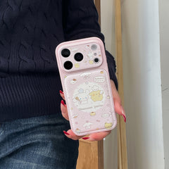 Aesthetic Cartoon Chef Dog Case: 360° Protective Shockproof Series for iPhone 13-17 Series | Cinnamoroll & Pompompurin Bakery Design