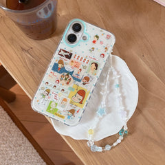 Mint Green Star Yoshitomo Nara Phone Case for iPhone 13-17 Pro Max - ArtCase