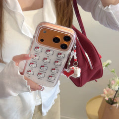 Cute Kitty Expression Series: Round Edge Protective Case for iPhone 13-17 Pro Max