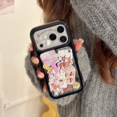 Retro collage deer iPhone case for iPhone 17 Pro
