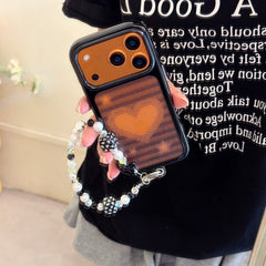 Aesthetic Lace & Hearts Case | Chic Feminine Phone Cover