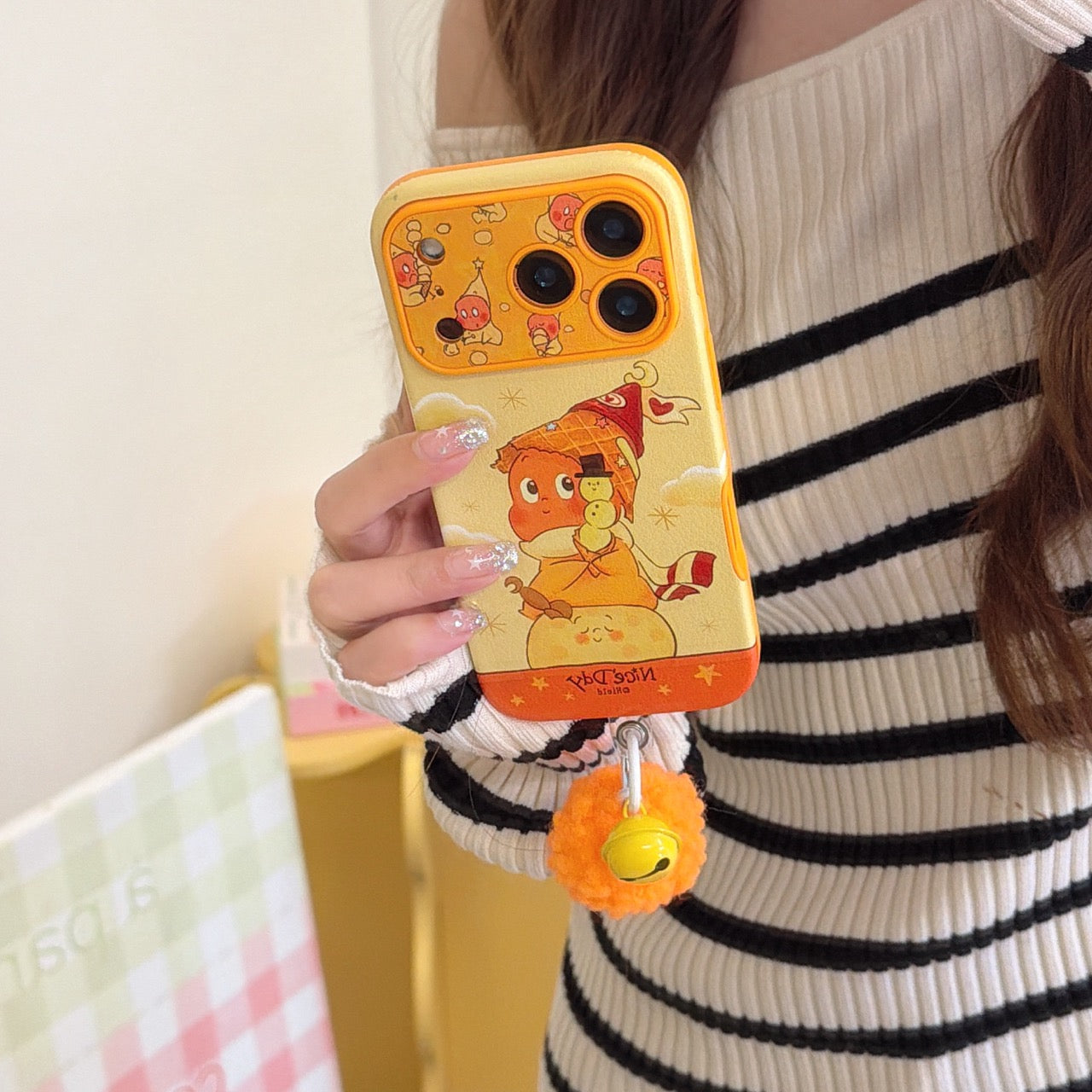 Moon Ice Cream Twinkle Twinkle Large Window Phone Case