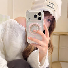 5-color magnetic + small circle 360 magnetic stand phone case