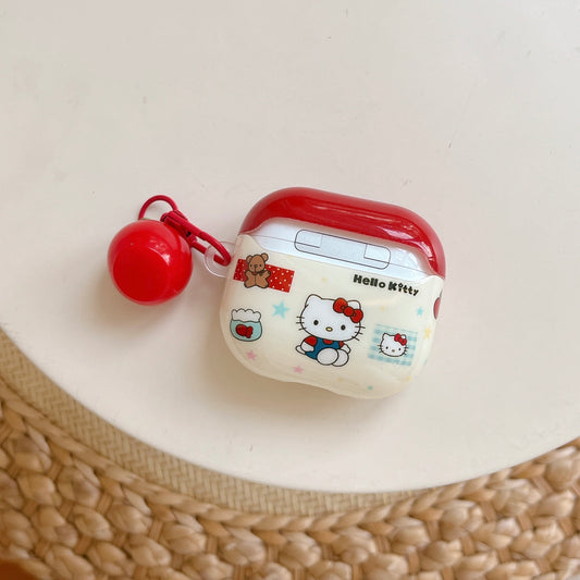 Color Block Star Fish Tank Hello Kitty AirPods Case - For All AirPods Models