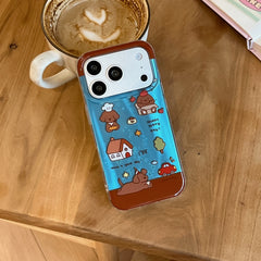 Cartoon illustration chef puppy phone case