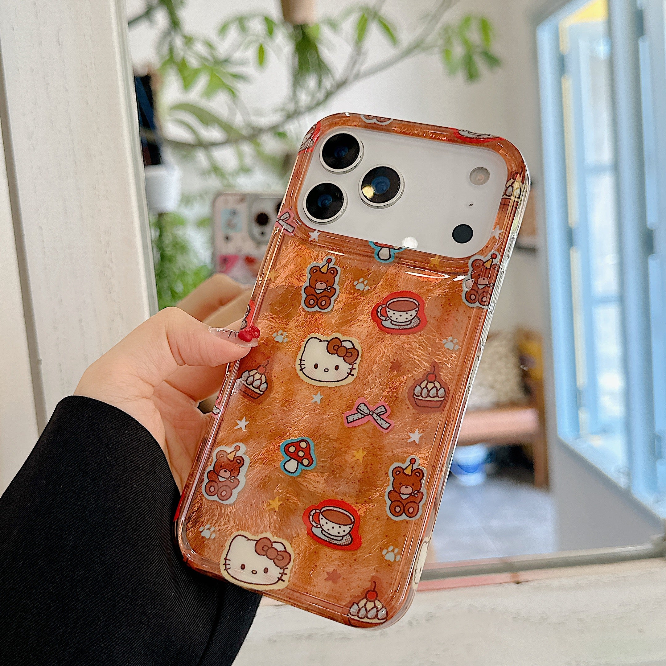 Khaki Kitty Bear Phone Case