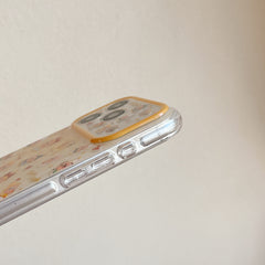 Yellow Gradient Twinkle Phone Case for iPhone 15-17 Pro Max - Full-Screen Protection - Playfulcase