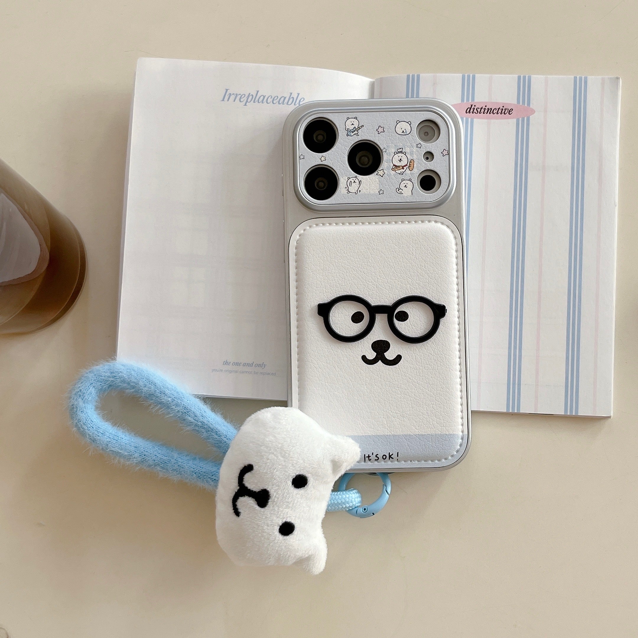 Cute Cartoon Chiikawa & Pompompurin Phone Case for iPhone 13-17 Pro Max