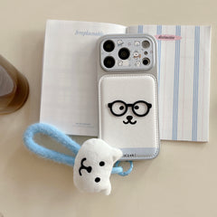 Cute Cartoon Chiikawa & Pompompurin Phone Case for iPhone 13-17 Pro Max