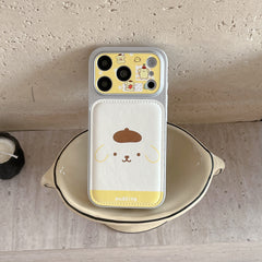 Cute Cartoon Chiikawa & Pompompurin Phone Case for iPhone 13-17 Pro Max