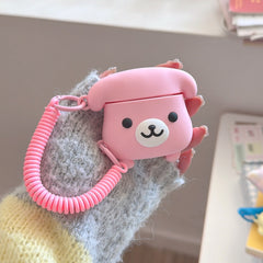 Kitty/Winnie the Pooh/Mamiji/Pink Puppy Telephone Silicone AirPods Earphone Cover