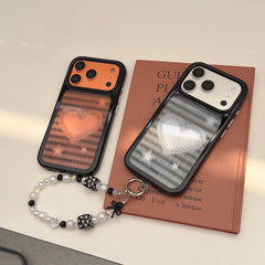Aesthetic Lace & Hearts Case | Chic Feminine Phone Cover