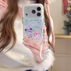 Winter Silver Snowflake Sanrio Gold-Plated Phone Case