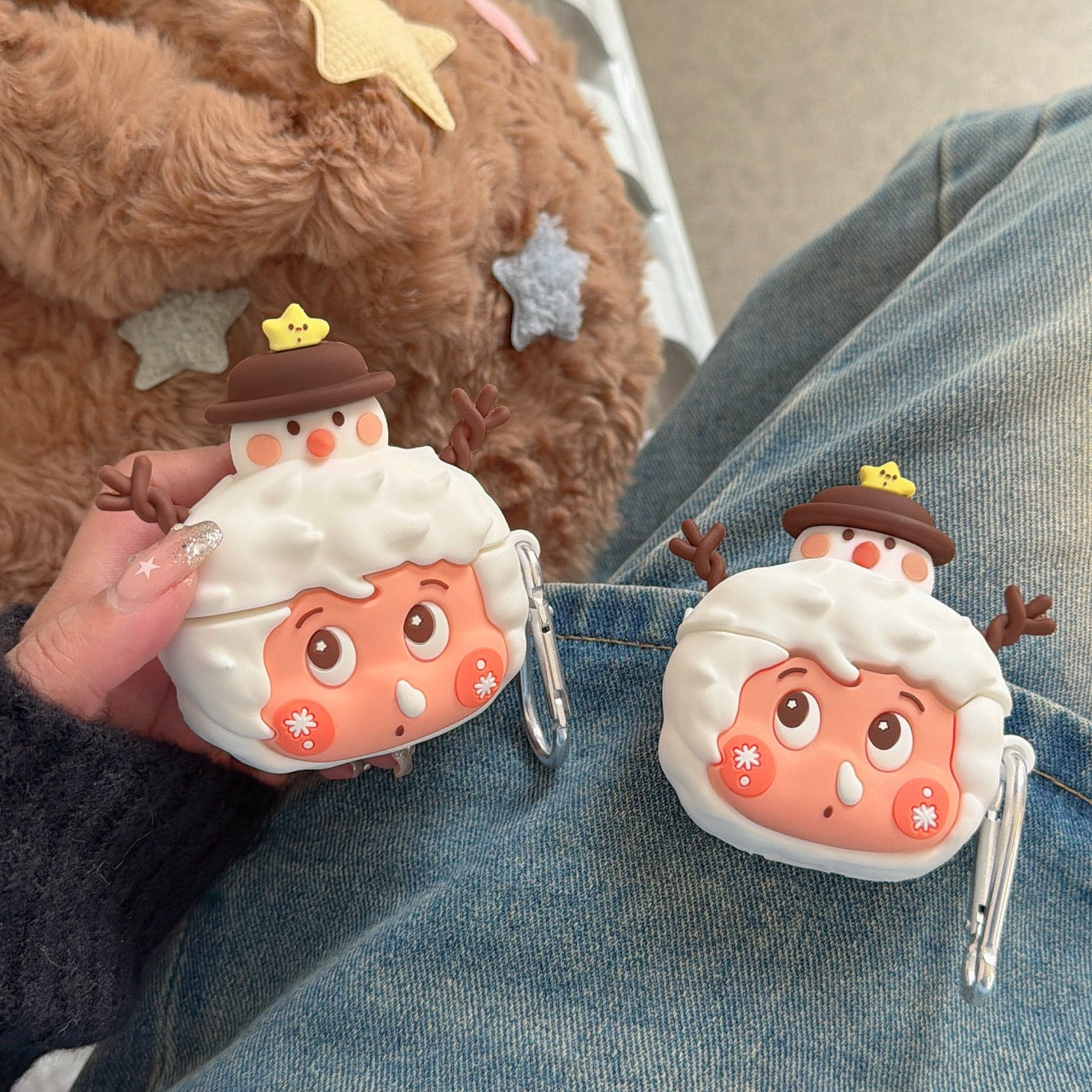 Snowman Twinkle Twinkle Silicone AirPods Earphone Cover