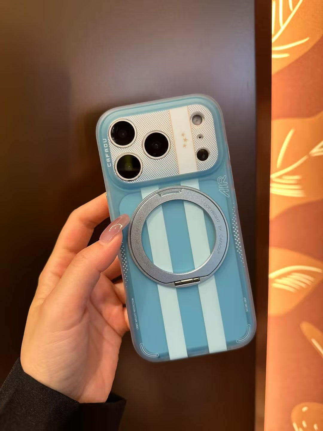 World Cup Series Magnetic Ring Stand Phone Case | Shockproof Protective Cover for iPhone