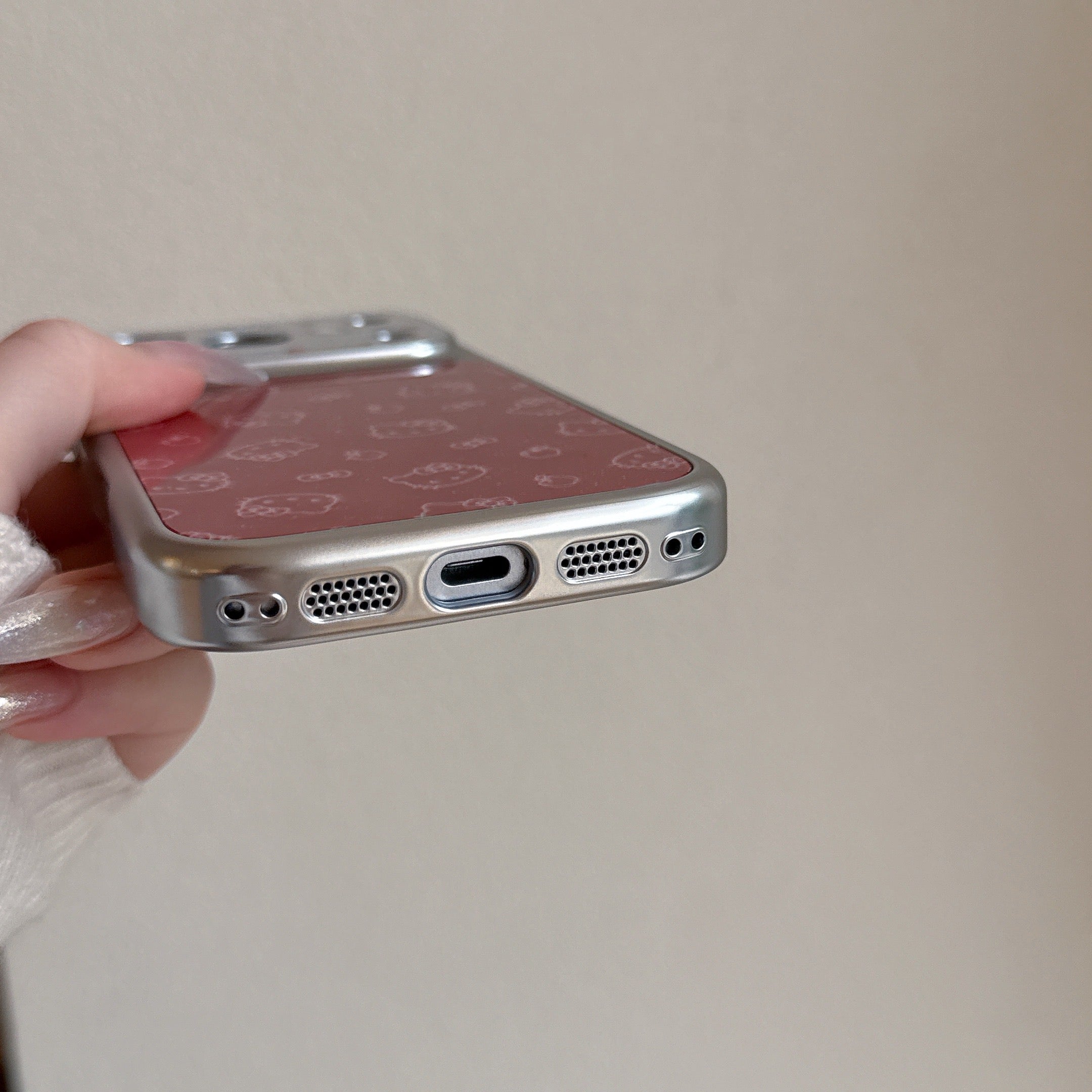 Kitty red Apple phone case