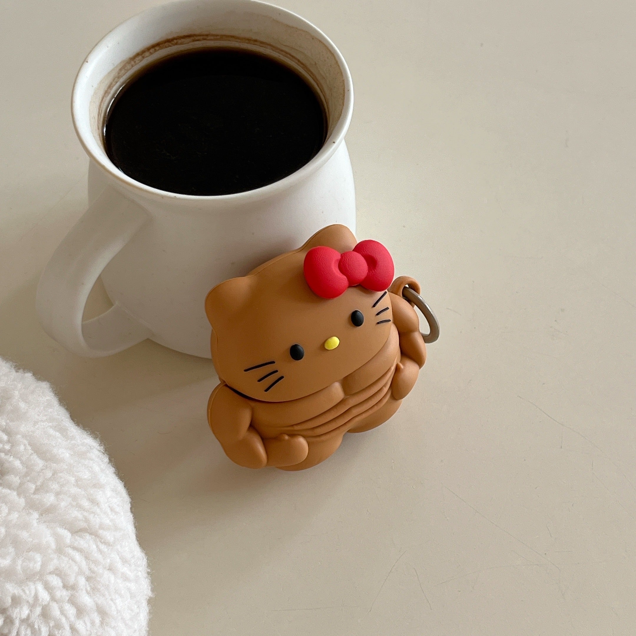 Muscle Kitty Silicone Earphone Cover