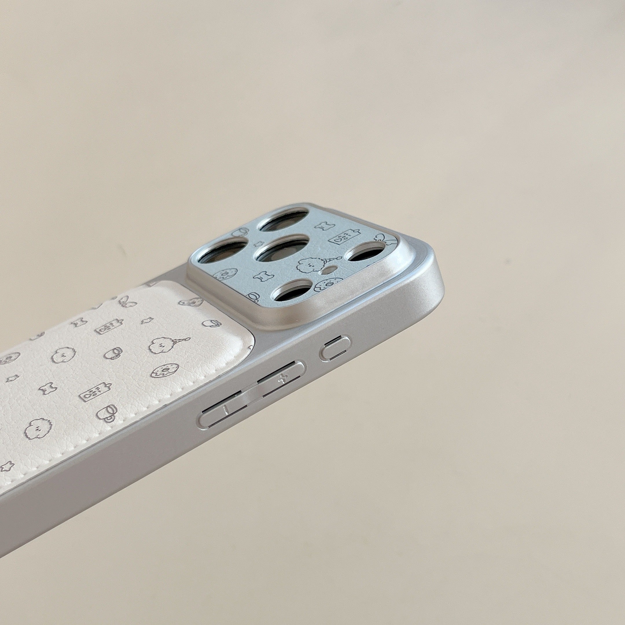 Hand Drawn Line Art Dog Phone Case for iPhone 13-17 Pro Max