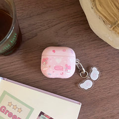 Blush Tone Star My Melody AirPods Case - For All AirPods Models