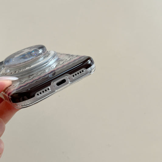 Fair Isle quicksand deer magnetic phone case