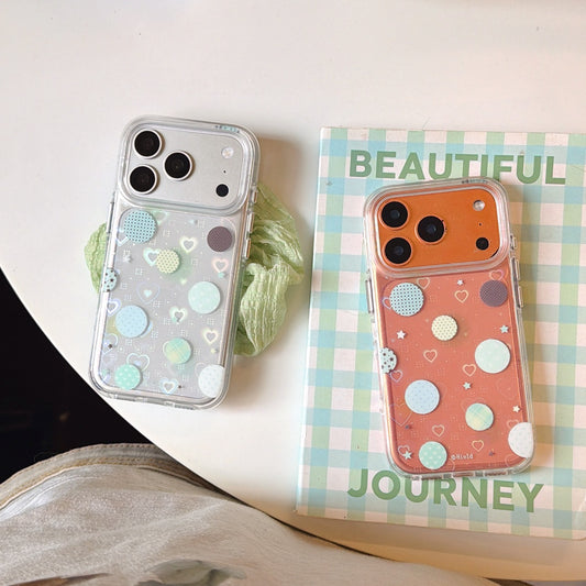 Refreshing Mint & Choco Polka Dot Case | Pastel Aesthetic Cover
