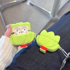 Good Luck Pomelo Leaf AidPods Silicone Earphone Cover