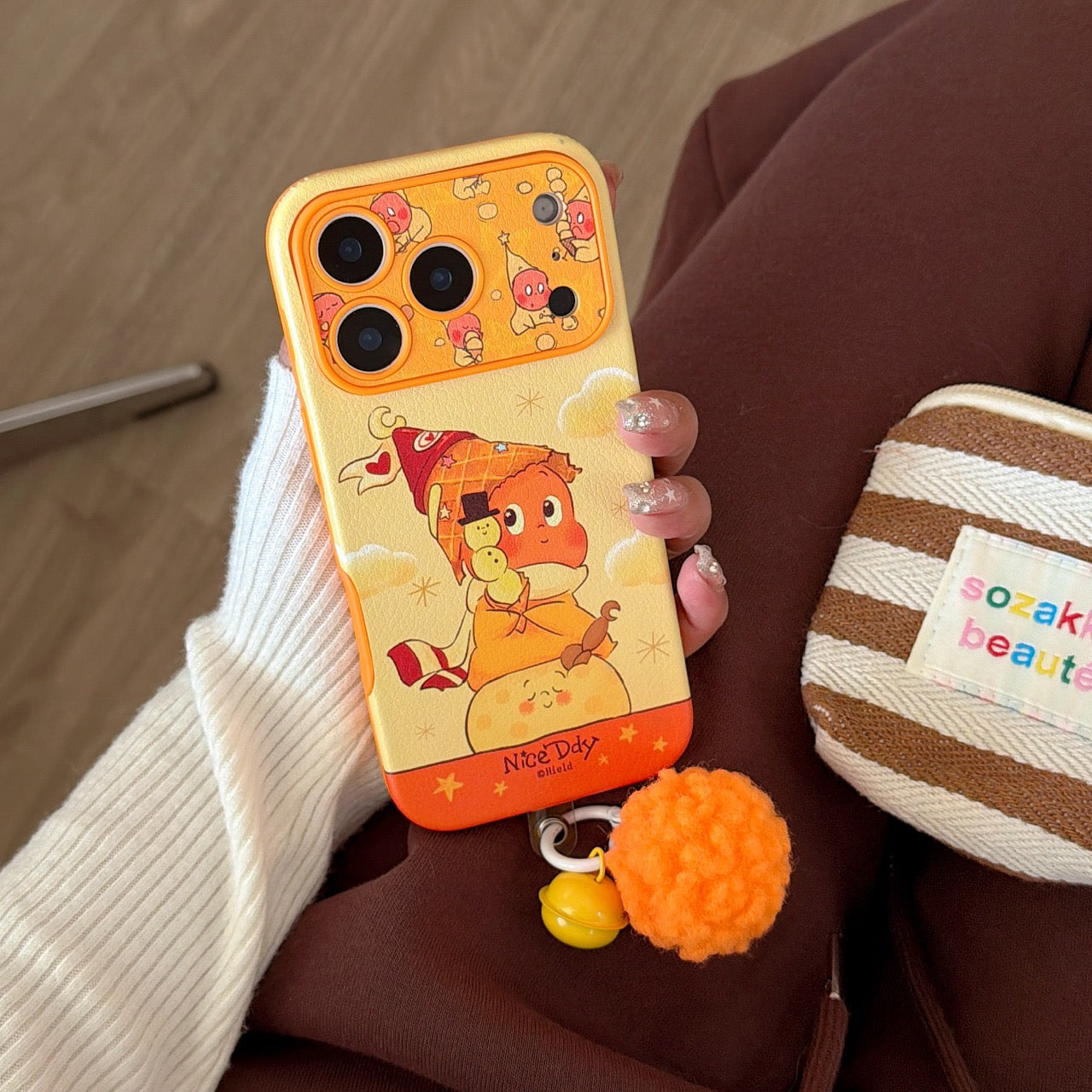 Moon Ice Cream Twinkle Twinkle Large Window Phone Case