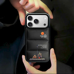 Dragon Ball Puffer Phone Case for iPhone 13-17 Pro Max