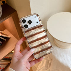 Retro autumn brown sweater pattern phone case