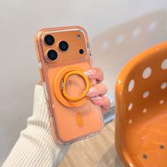 5-color magnetic + small circle 360 magnetic stand phone case