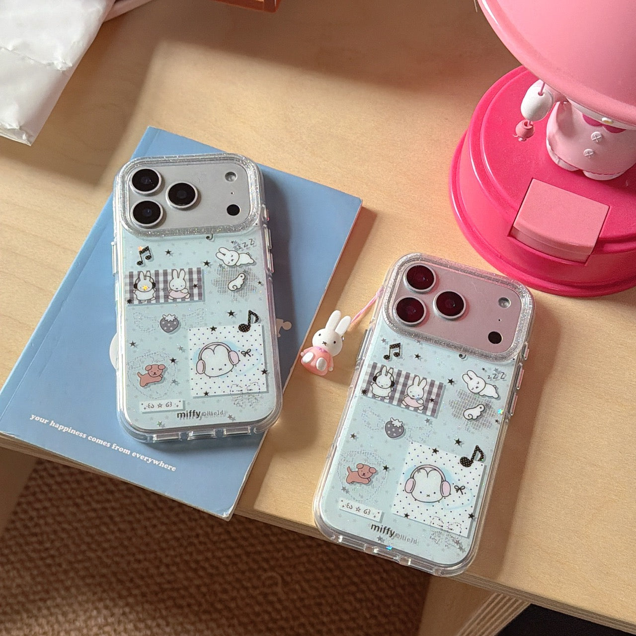 Nostalgic Miffy Collage Series: Protective Y2K Style Case for iPhone 17/16/15/14/13