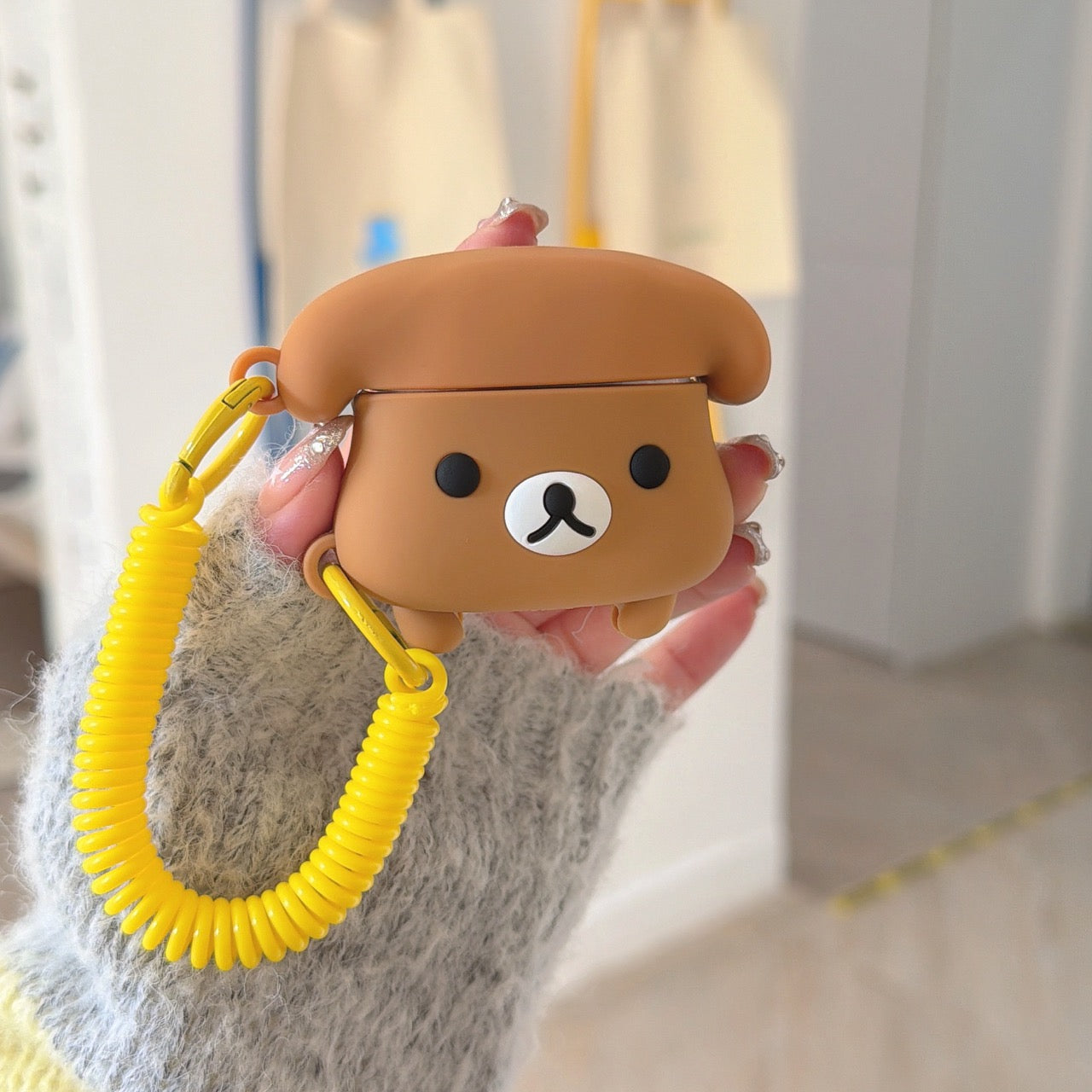 Kitty/Winnie the Pooh/Mamiji/Pink Puppy Telephone Silicone AirPods Earphone Cover