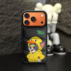 Tom and Jerry Puffer Phone Case for iPhone 13-17 Pro Max