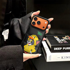 Tom and Jerry Puffer Phone Case for iPhone 13-17 Pro Max