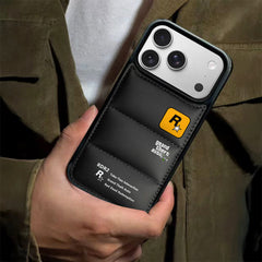 R Star Puffer Phone Case for iPhone 13-17 Pro Max