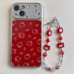 Kitty red Apple phone case