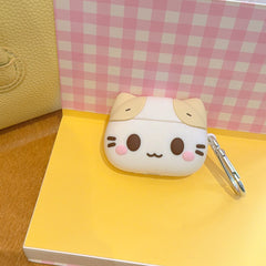 Marshmallow Cat AirPods Silicone Earphone Case