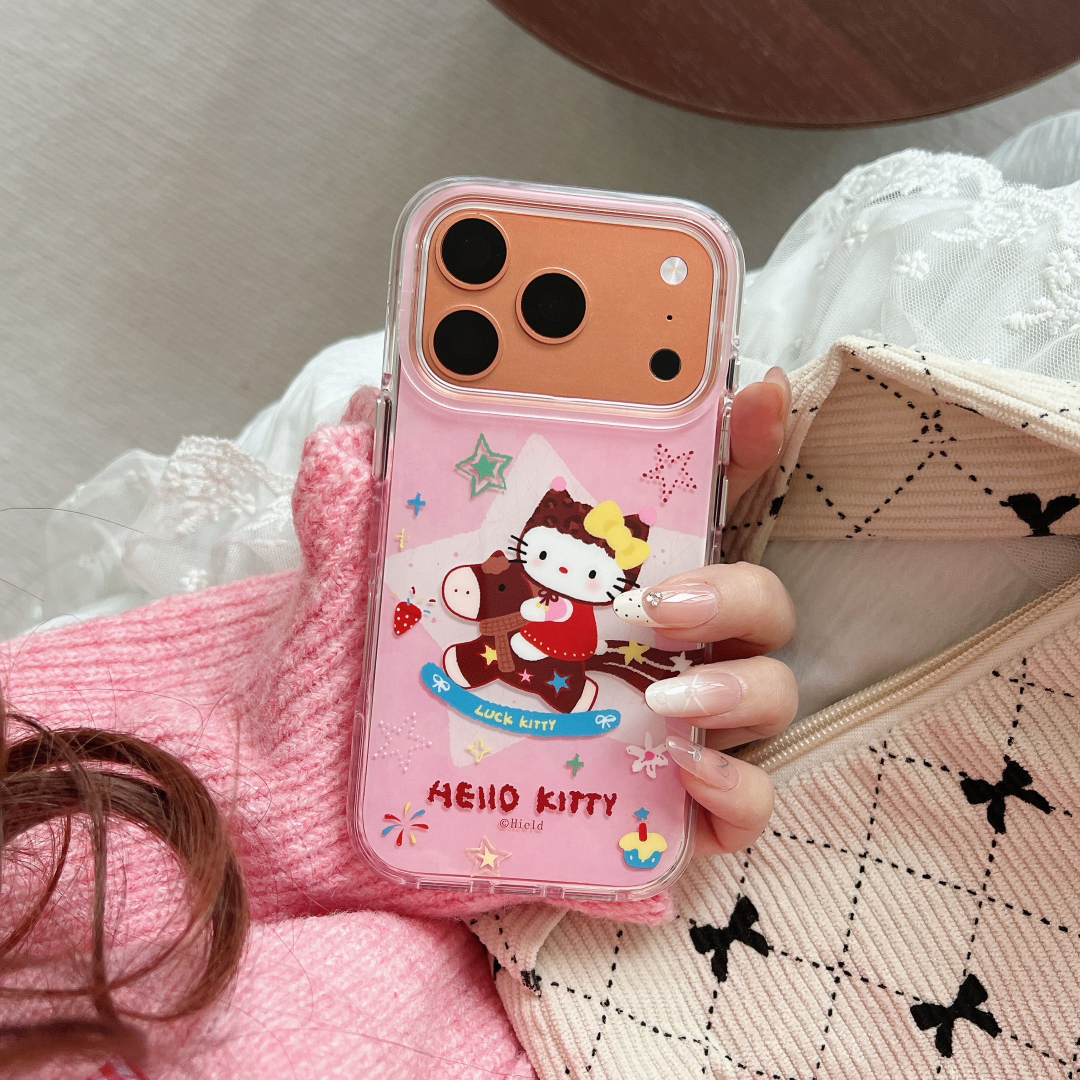 Magical Rocking Horse Kitty Anti-drop Phone Case